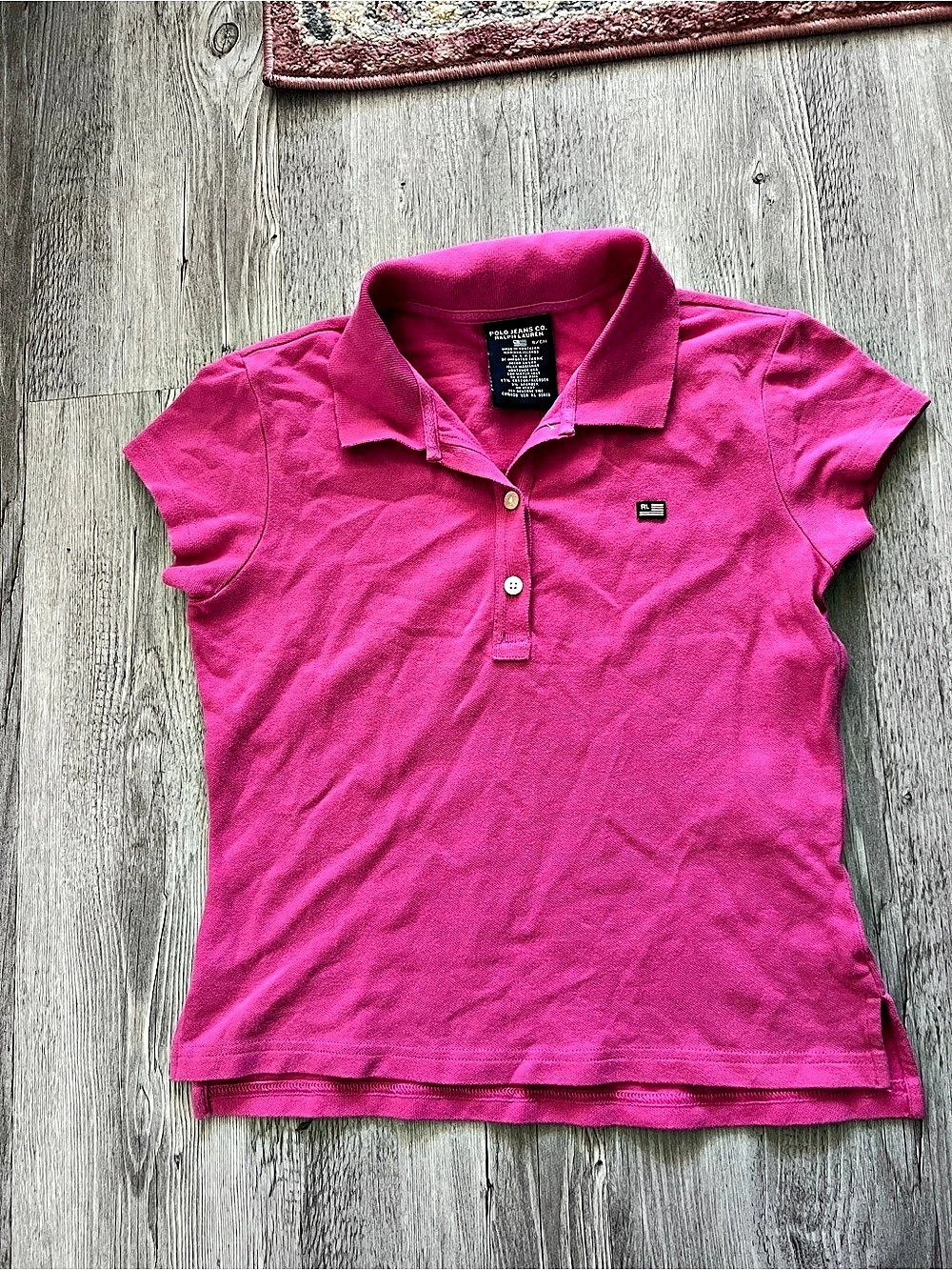Lilly Pulitzer Women's Pink Polo Shirt Size Medium